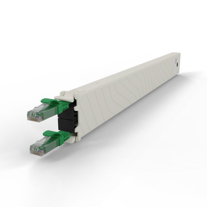 Patchbox Cassette patchbox.one 8RU UTP Verde con cables Cat6a de 0,8m Patchbox Cassette patchbox.one 8RU UTP Verde con cables Cat6a de 0,8m