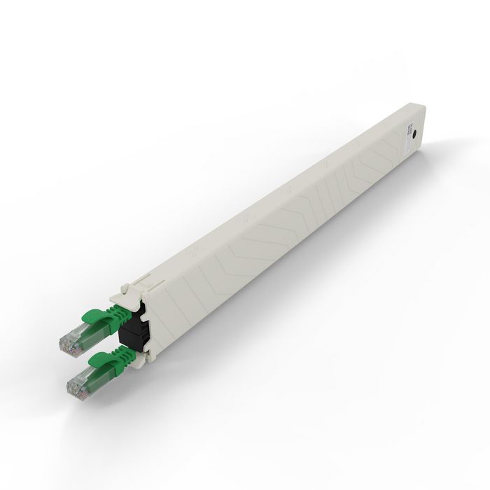 Patchbox Cassette patchbox.one 8RU UTP Verde con cables Cat6a de 0,8m Patchbox Cassette patchbox.one 8RU UTP Verde con cables Cat6a de 0,8m