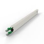Patchbox Cassette patchbox.one 8RU UTP Verde con cables Cat6a de 0,8m