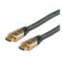 ROLINE Cable HDMI 2.0 Premium 4K de 9 m, Negro