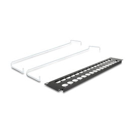 DeLOCK Panel de conexión tipo-D 32 puertos 2U negro