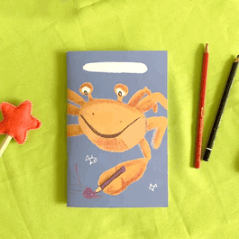 MARIQOSA Caderno liso caranguejo
