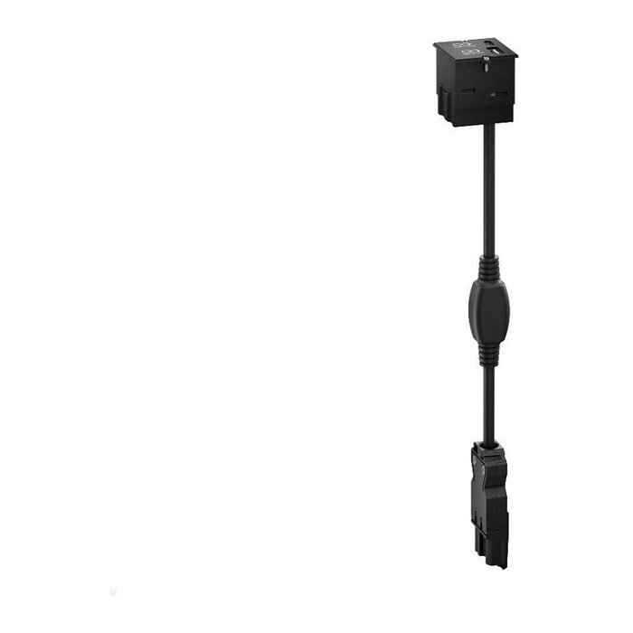 Bachmann 917.227 Cargador USB Módulo con 2 Puertos, Tipo A y Tipo C 22W, Quick Charge, Negro, IP20, 250V