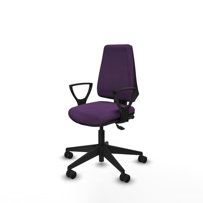 PIQUERAS Y CRESPO Silla de oficina Elche Morado con mecanismo Asincro PIQUERAS Y CRESPO Silla de oficina Elche Morado con mecanismo Asincro