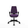 PIQUERAS Y CRESPO Silla de oficina Elche Morado con mecanismo Asincro