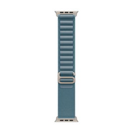 49mm light blue alpine loop - small - natural titanium finish