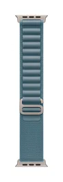 Apple MFTH4ZM/A Correa deportiva para Apple Watch Azul Titanio Poliéster Spandex 44-49mm