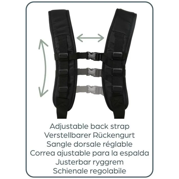 Dreambaby DRE9312742424756 Portabebés de 3 lados para llevar en movimiento - Negro Dreambaby DRE9312742424756 Portabebés de 3 lados para llevar en movimiento - Negro