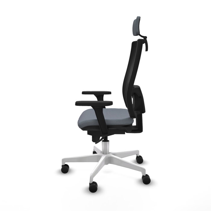 PIQUERAS Y CRESPO Silla de oficina Horna con mecanismo Sincro, Gris y Negro PIQUERAS Y CRESPO Silla de oficina Horna con mecanismo Sincro, Gris y Negro