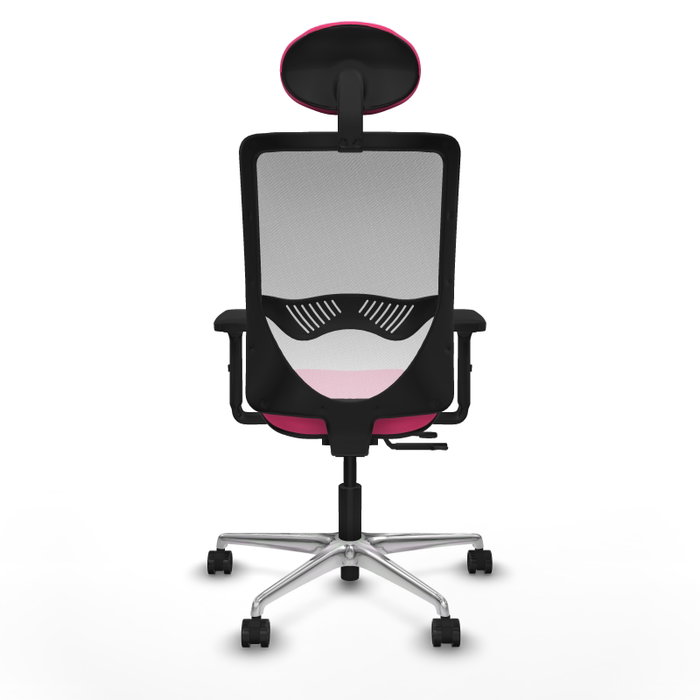 PIQUERAS Y CRESPO Silla de oficina Zulema Rosa y Blanca PIQUERAS Y CRESPO Silla de oficina Zulema Rosa y Blanca