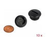 DeLOCK Tapón de cierre M16 x 1,5 negro 10 piezas
