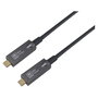 Equip 119468 Cable USB-C 3.2 Gen 2 a USB-C 10 m 8K HDR PD 60W Negro