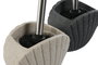 DKD Home Decor Escobillero de Resina e Inox, Pack de 2 unidades