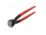 KNIPEX Pincers de 220 mm con cabezal fosfatado