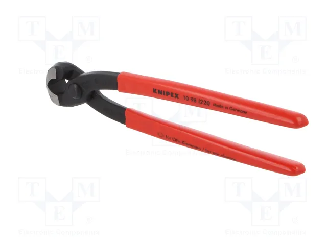 KNIPEX Pincers de 220 mm con cabezal fosfatado