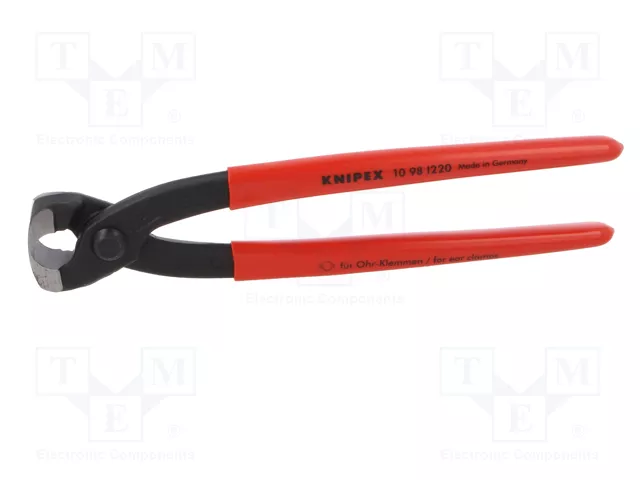 KNIPEX Pincers de 220 mm con cabezal fosfatado