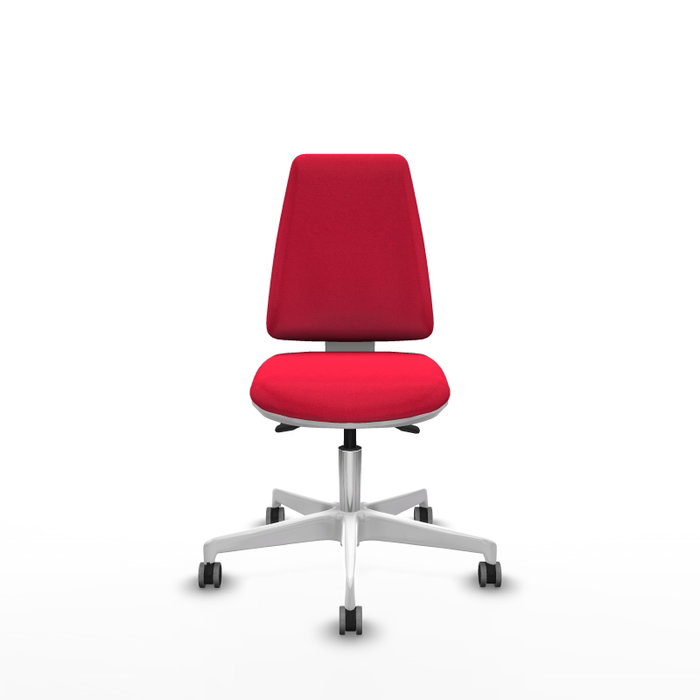 PIQUERAS Y CRESPO Silla de oficina Elche con mecanismo Asincro, color Rojo