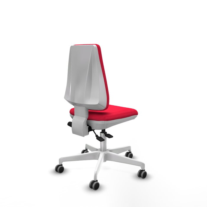 PIQUERAS Y CRESPO Silla de oficina Elche con mecanismo Asincro, color Rojo