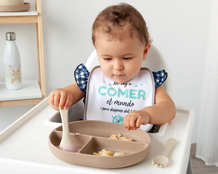 Set Vajilla Beige 3 Unidades