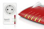 AVM FRITZ!DECT Repeater 100 - Extensor Cobertura Telefonía DECT, HD, GAP, Compacto para Enchufe, 40m/300m Alcance, 10A, 3 Llamadas Simul.