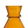 Jarrón Naranja Vidrio Reciclado We Care 16 X 16 X 25 cm