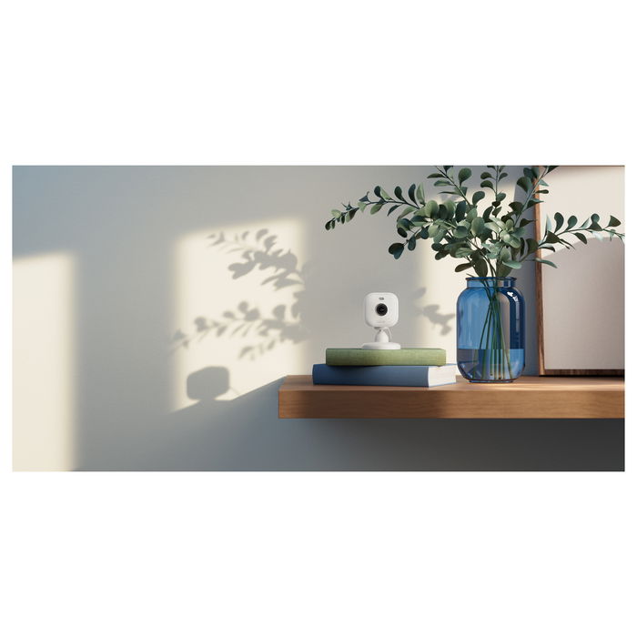 AMAZON Blink Mini 2 Cámara de Seguridad Inteligente Interior/Exterior Inalámbrica con Visión Nocturna HD Blanco