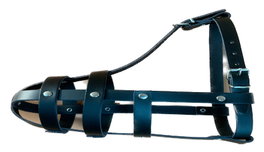 FINSTOCK Collar Bozal Perro Cuero Nº 4