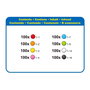 Aquabeads Pack Abalorios Sólidos 31517 con 800 Piezas en 8 Colores