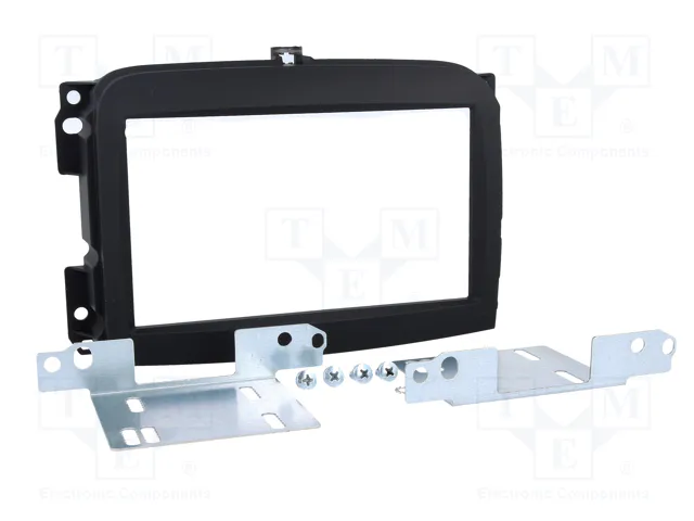 PER.PIC. Bastidor de montaje de radio para Fiat 500L 2012-> 2 DIN negro PER.PIC. Bastidor de montaje de radio para Fiat 500L 2012-> 2 DIN negro