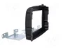 PER.PIC. Bastidor de montaje de radio para Fiat 500L 2012-> 2 DIN negro