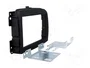 PER.PIC. Bastidor de montaje de radio para Fiat 500L 2012-> 2 DIN negro