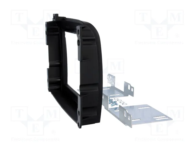 PER.PIC. Bastidor de montaje de radio para Fiat 500L 2012-> 2 DIN negro PER.PIC. Bastidor de montaje de radio para Fiat 500L 2012-> 2 DIN negro