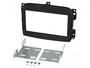 PER.PIC. Bastidor de montaje de radio para Fiat 500L 2012-> 2 DIN negro