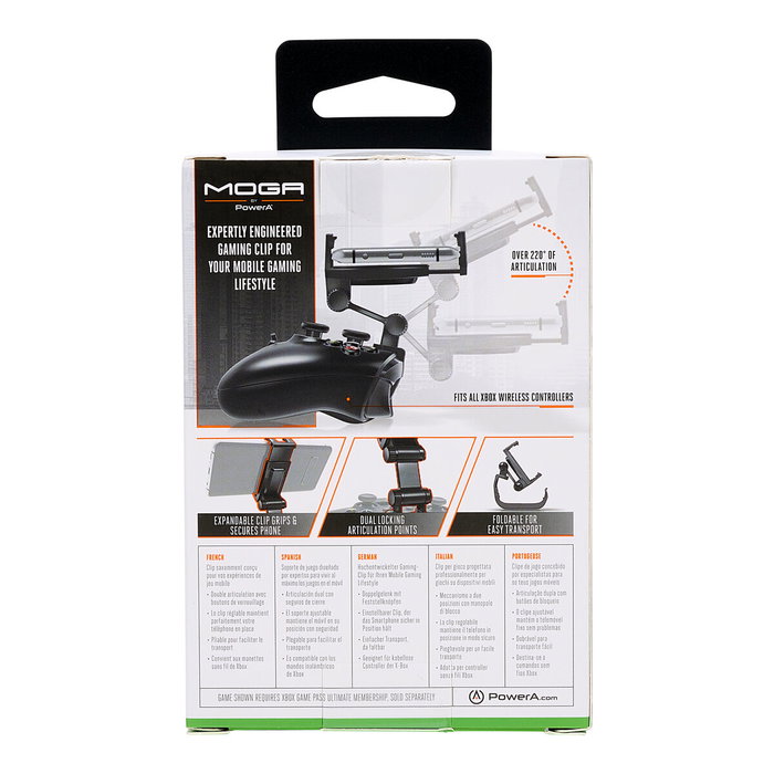 Power A MOGA CLIP Soporte para móvil para mandos wireless Xbox