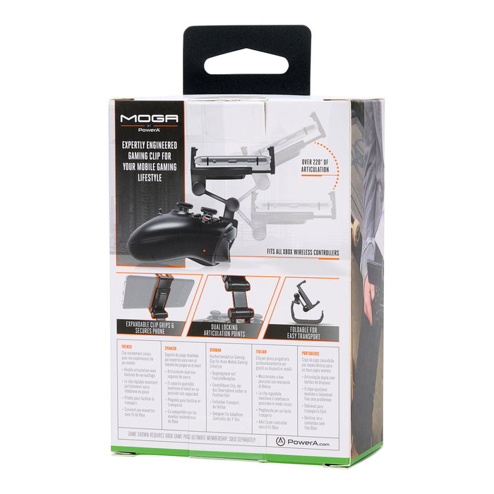 Power A MOGA CLIP Soporte para móvil para mandos wireless Xbox