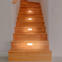 Je cherche une Idee Juego de 2 Lámparas LED con Sensor de Luz Blanca Cálida 3x7x2,5 cm