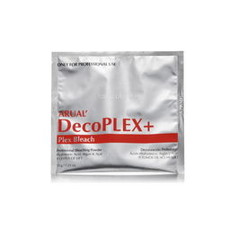 Arual Deco Plex 35gr Decoloración con Plex Incorporado, Cabello Reestructurado, Brillante y Suave con Argán, Keratina y Ácido Hialurónico