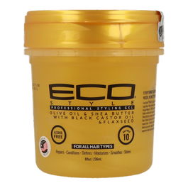 Eco Styler Gel Styling Gold 236 ml con Aceite de Oliva, Manteca de Karité, Aceite de Ricino Negro y Linaza