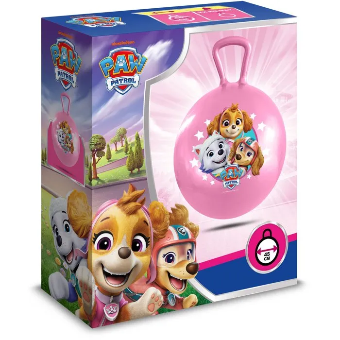 PAW Patrol PAT3496273404954 - Pelota Saltarina de 45 cm Rosa de la Patrulla Canina