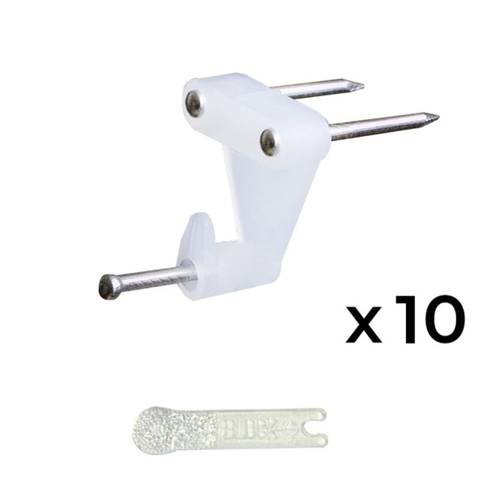 Geko Cuelga facil 3 puntas Blister 10 Unidades Plástico Transparente Geko Cuelga facil 3 puntas Blister 10 Unidades Plástico Transparente