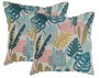 DKD Home Decor Cojín Multicolor Selva Set de 2