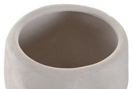 DKD Home Decor Macetero Crudo Cerámica Orgánico 30 x 30 x 28 cm
