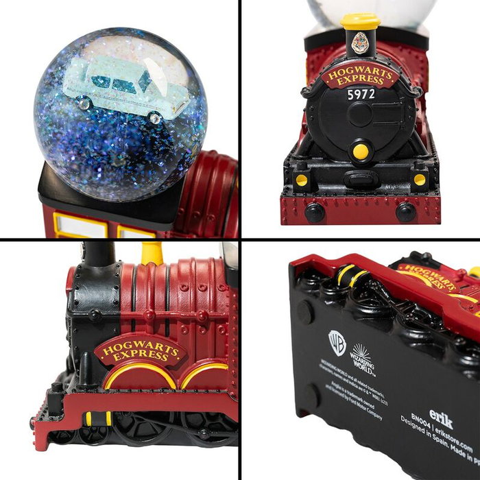 ERIK Bola de Nieve Hogwarts Express Harry Potter Esfera de Cristal 14,5x14x8cm Resina