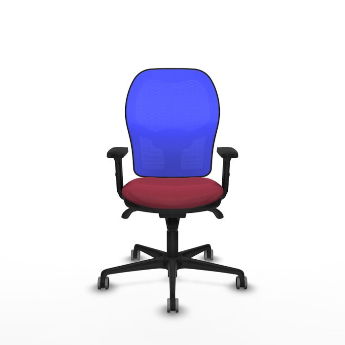 PIQUERAS Y CRESPO Silla de oficina Jorquera Granate y Azul