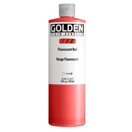 Golden Fluid Colores Acrílicos Rojo Fluorescente 473 ml