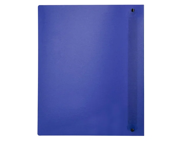 Liderpapel Carpeta 4 Anillas 40 mm Polipropileno Din A4 Azul Translucido