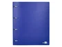 Liderpapel Carpeta 4 Anillas 40 mm Polipropileno Din A4 Azul Translucido