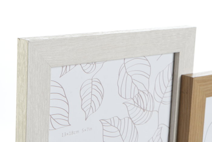DKD Home Decor Marco Multifoto HANDS Beige para 4 Fotos