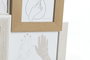 DKD Home Decor Marco Multifoto HANDS Beige para 4 Fotos