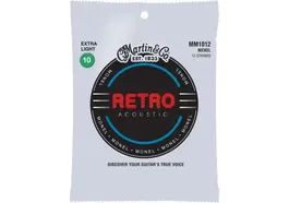 MARTIN Juego Acústica Retro Monel 12St. Extra Light .010 Martin